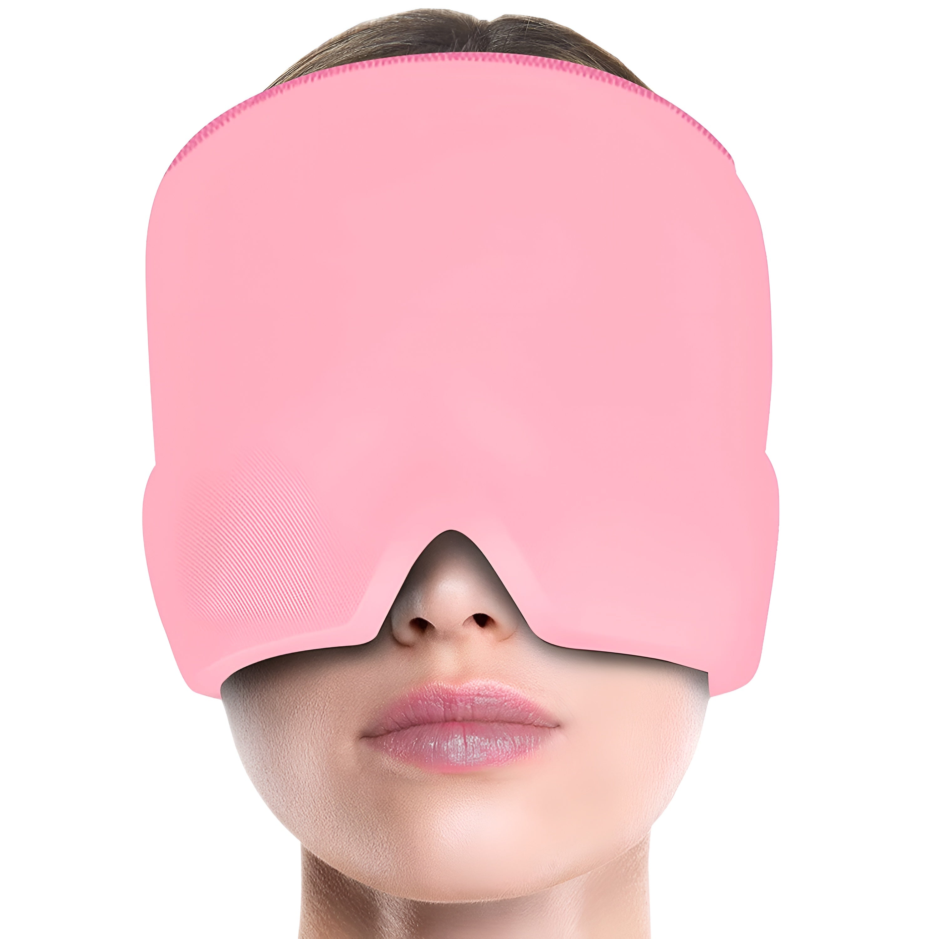 Reusable Hot & Cold Migraine Relief Cap Cooling & Heating Gel Head Wrap for Headaches,Sinus Relief & Stress
